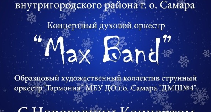 Молодежный парламент приглашает на новогодний концерт!