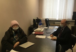 Председатель районного Совета депутатов Петр Барсуков провел прием граждан